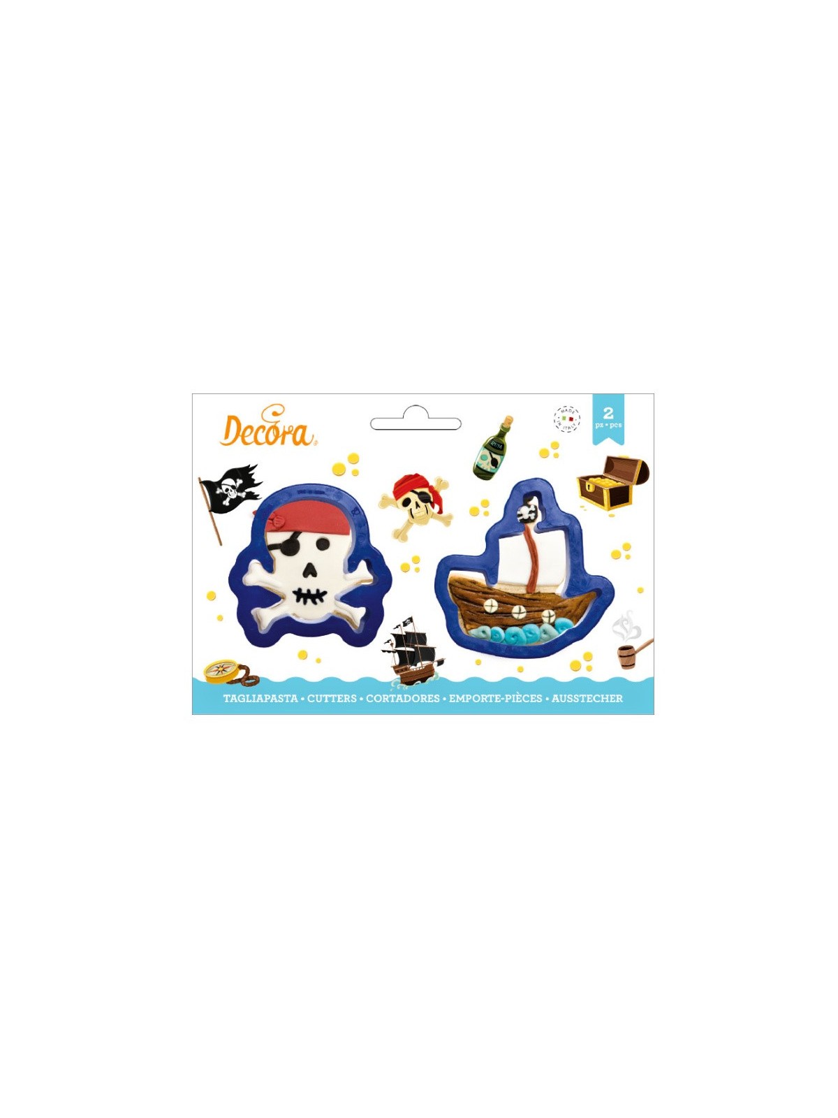 Decora set of cutters - pirate 2 pcs