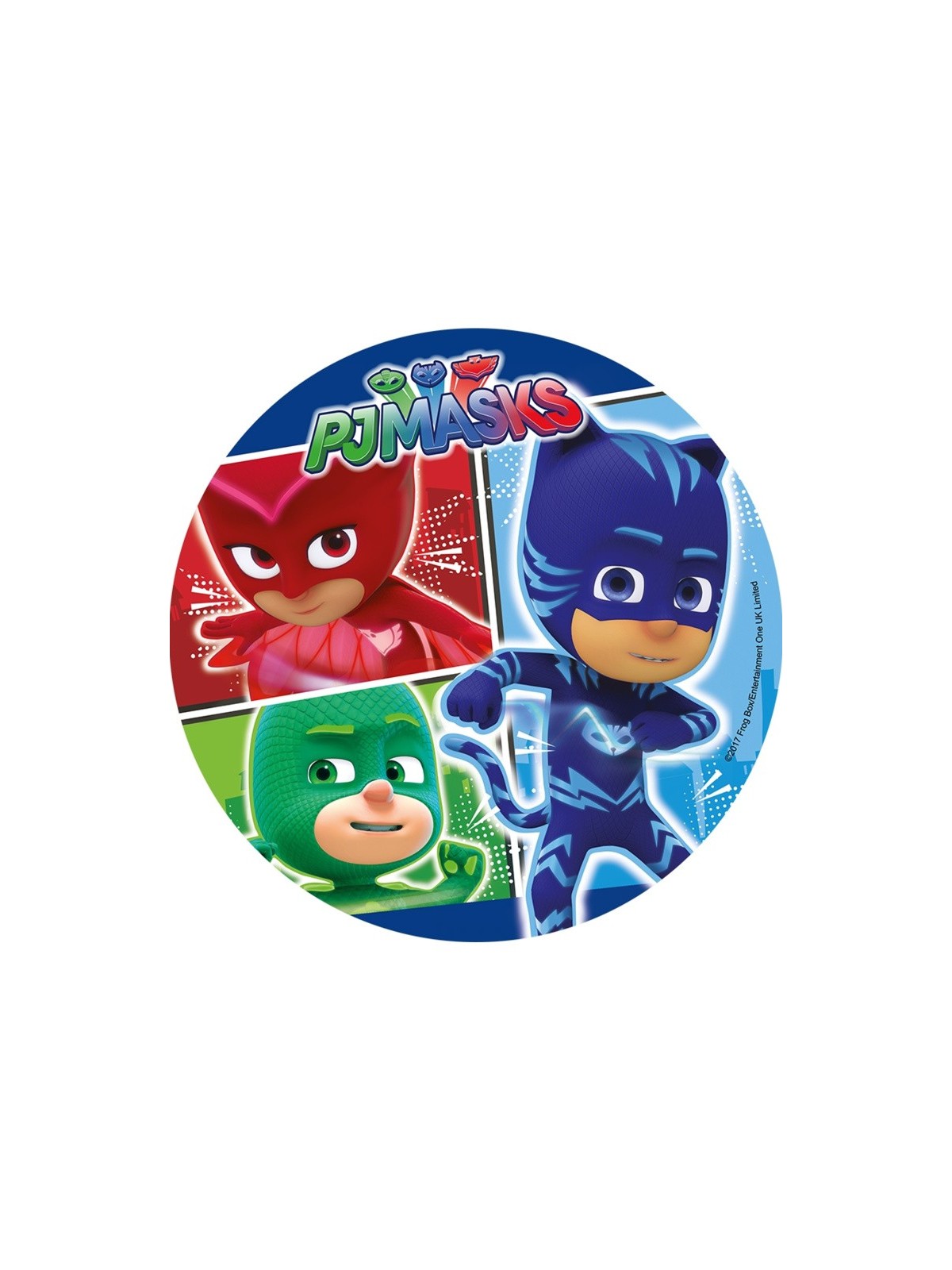 Essbares rundes Papier - PJ Masks - Motiv 4.