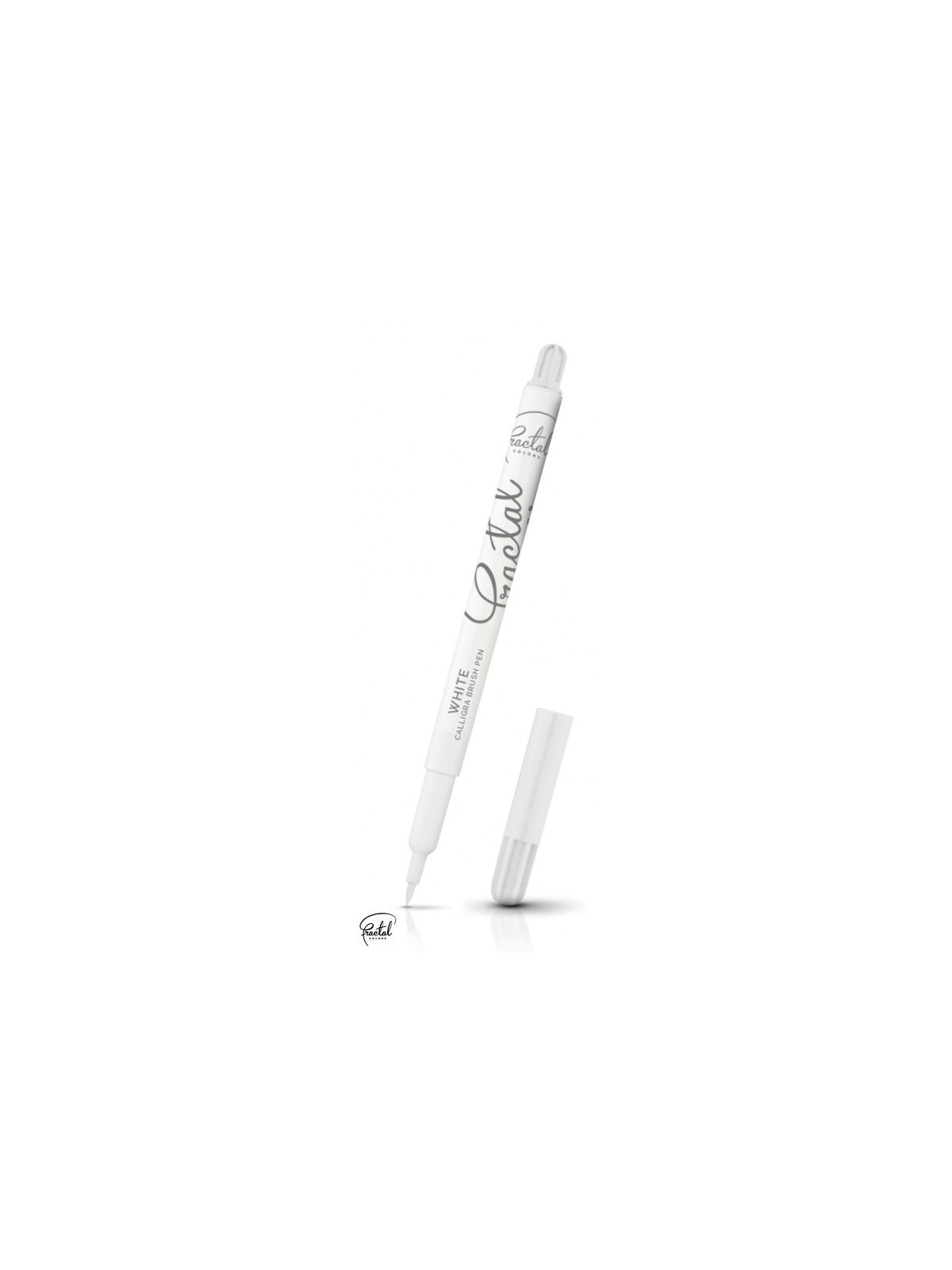 Decorative pencil Fractal - White, white (1.3g)