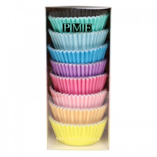 PME Baking Cups - Pastellfarbe - 100stück