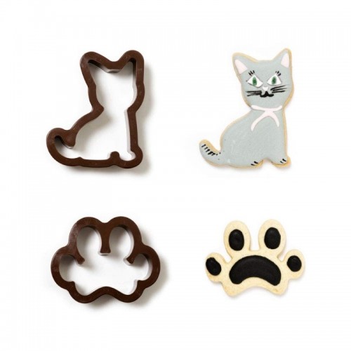 Decora set of cutters - kitten 2pcs