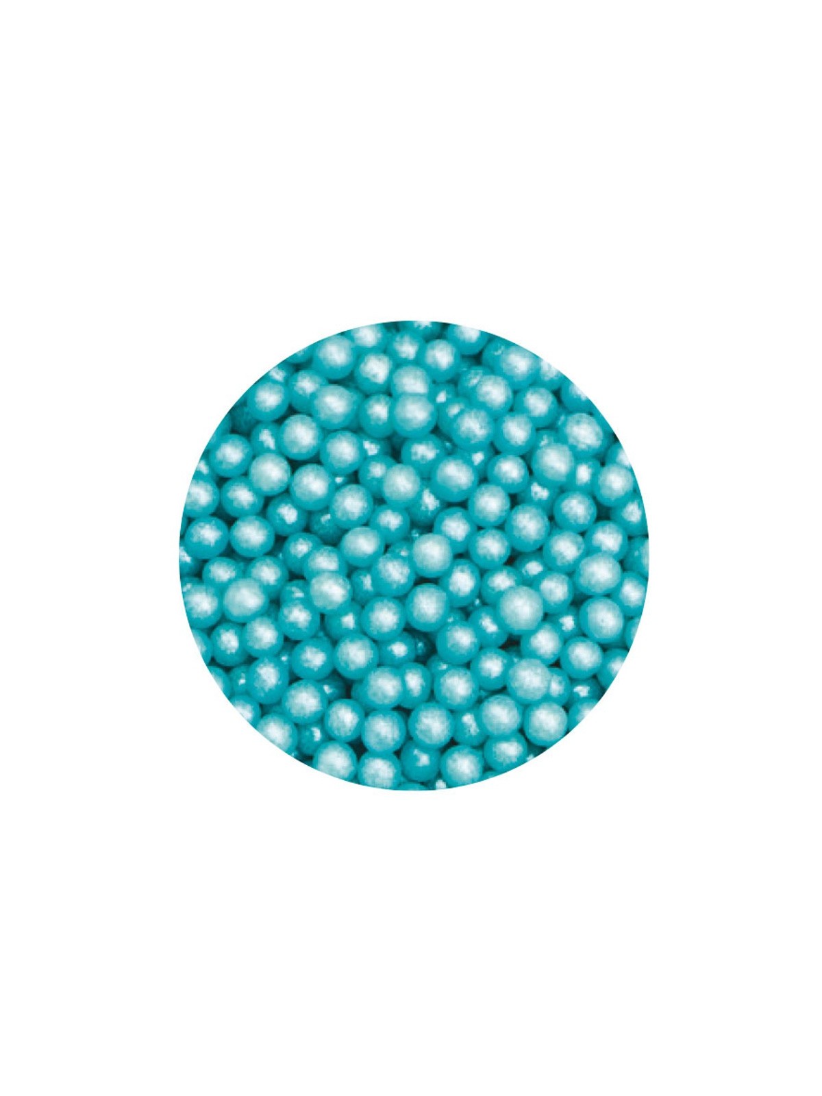 Decora - Sugar beads 4mm - Blue sugar pearls - 100g