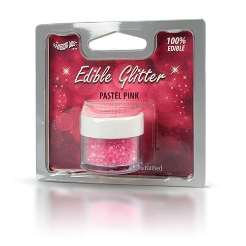 RD Edible Glitter - Pastel pink - růžové   5g