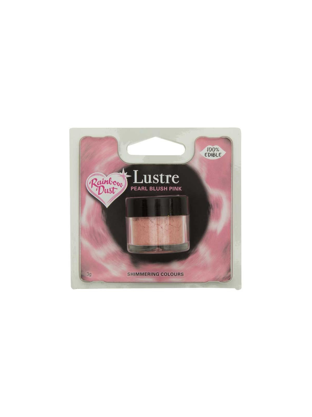 RD  Edible Lustre - Prachová perleťová - Pearl Blush Pink - růžová 2-4g
