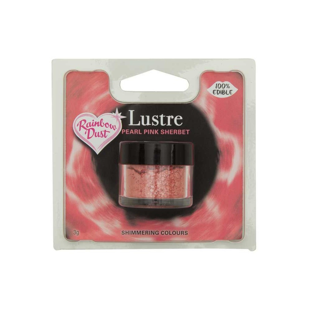 RD  Edible Lustre - Prachová perleťová - Pearl Pink Sherbet - růžová 2-4g