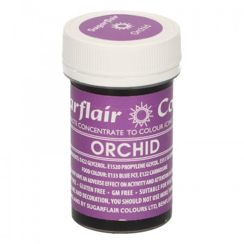 Sugarflair paste colour - gel colour - Orchid 25g