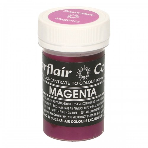 Sugarflair paste colour - gel color - Magenta 25g