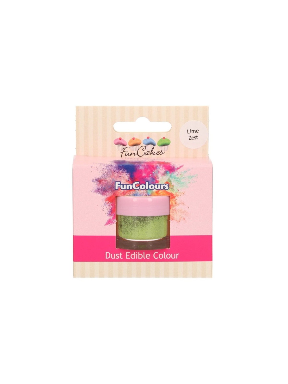 FunColours Edible  Dust - Lime Zest  2,5g