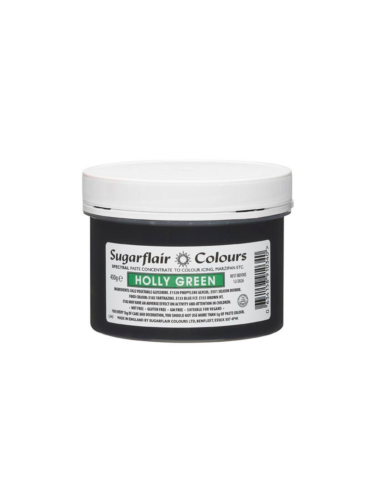 Sugarflair paste colour Holly green  XXL  - 400g