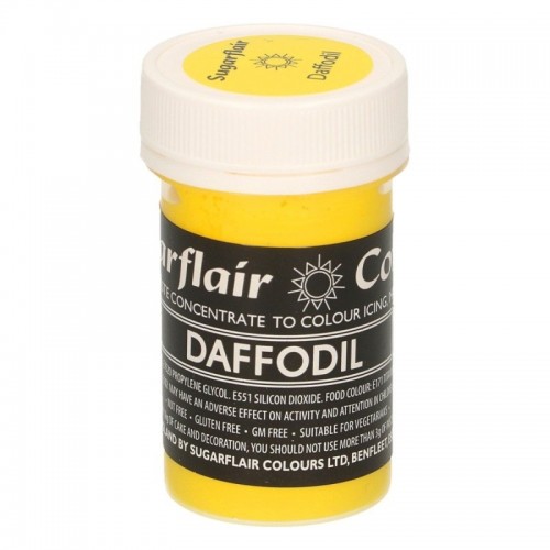 Sugarflair paste colour Pastel - gel colour - Daffodil 25g