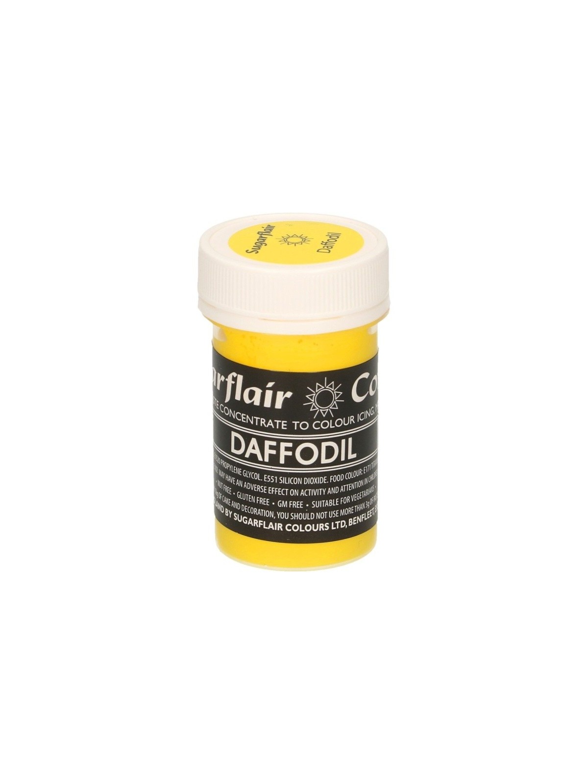 Sugarflair paste colour -  Daffodil 25g