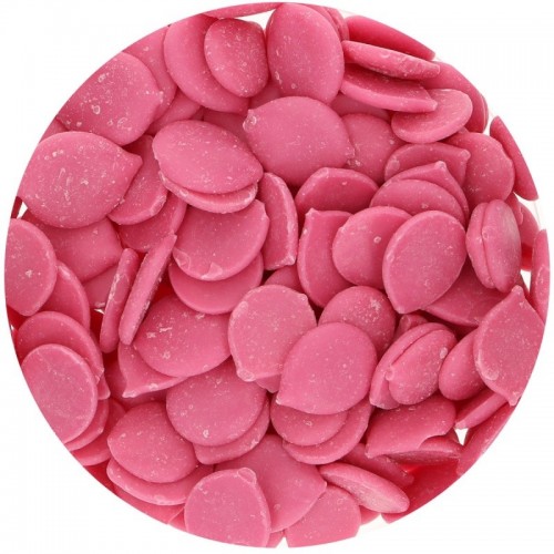FunCakes deco melts - poleva růžová - malina - disky - 250g