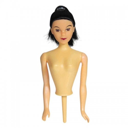 PME doll skewer large - black hair