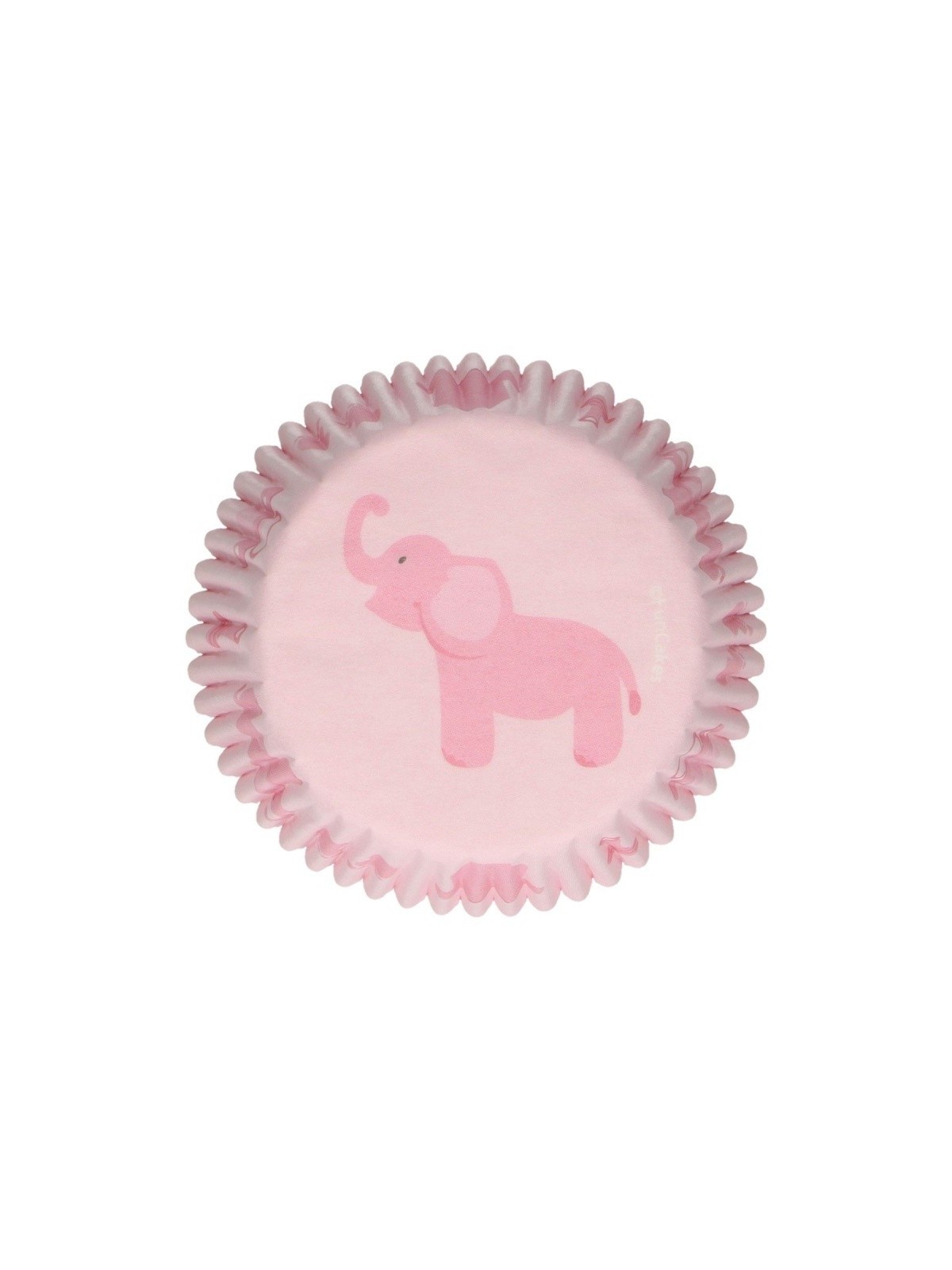 FunCakes  Baking Cups - elephant - pink - 48pcs