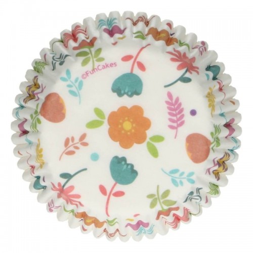 FunCakes  Baking Cups - floral - 48 Stück