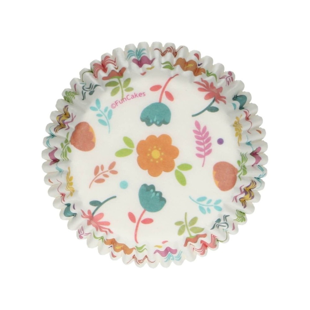 FunCakes  Baking Cups - floral - 48 Stück