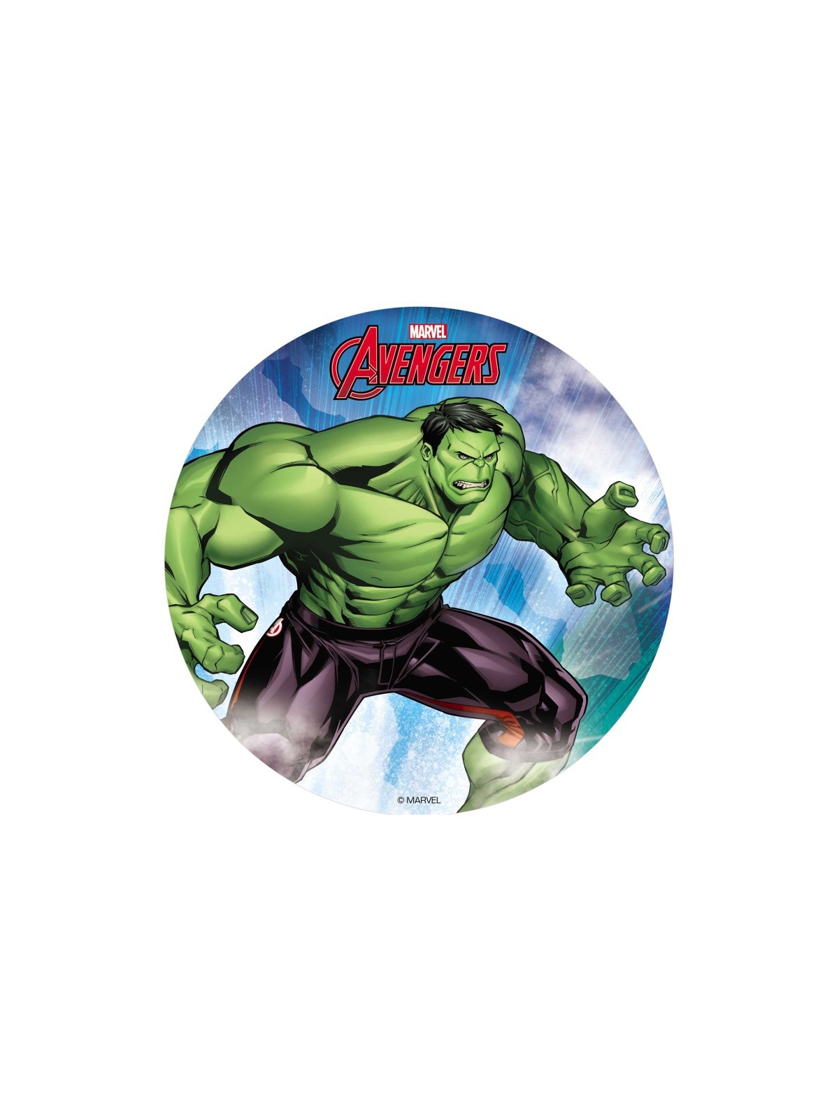 Dekora - Round Edible Paper - Hulk  - 20cm