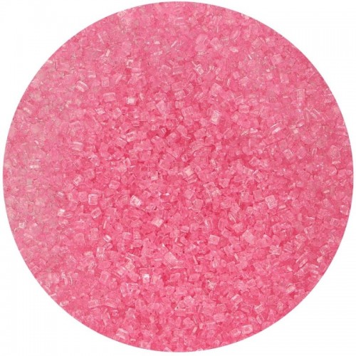 FunCakes dekorační cukr - růžový - 80g