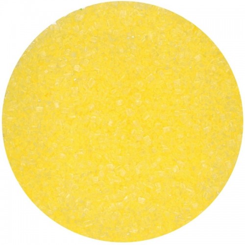 SLEVA:  FunCakes dekorační cukr - žlutý - 80g
