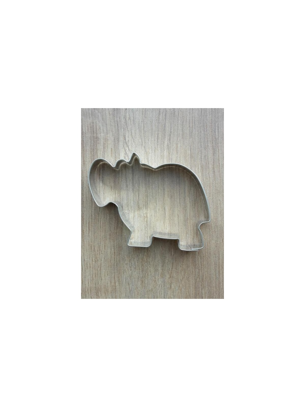 Stainless steel cookie cutter - hippopotamus