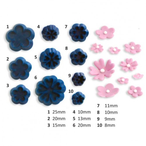 Baby daisy flower and primrose - 10pcs