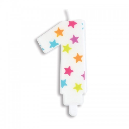 SCRAPCOOKING cake candle - star - no.1