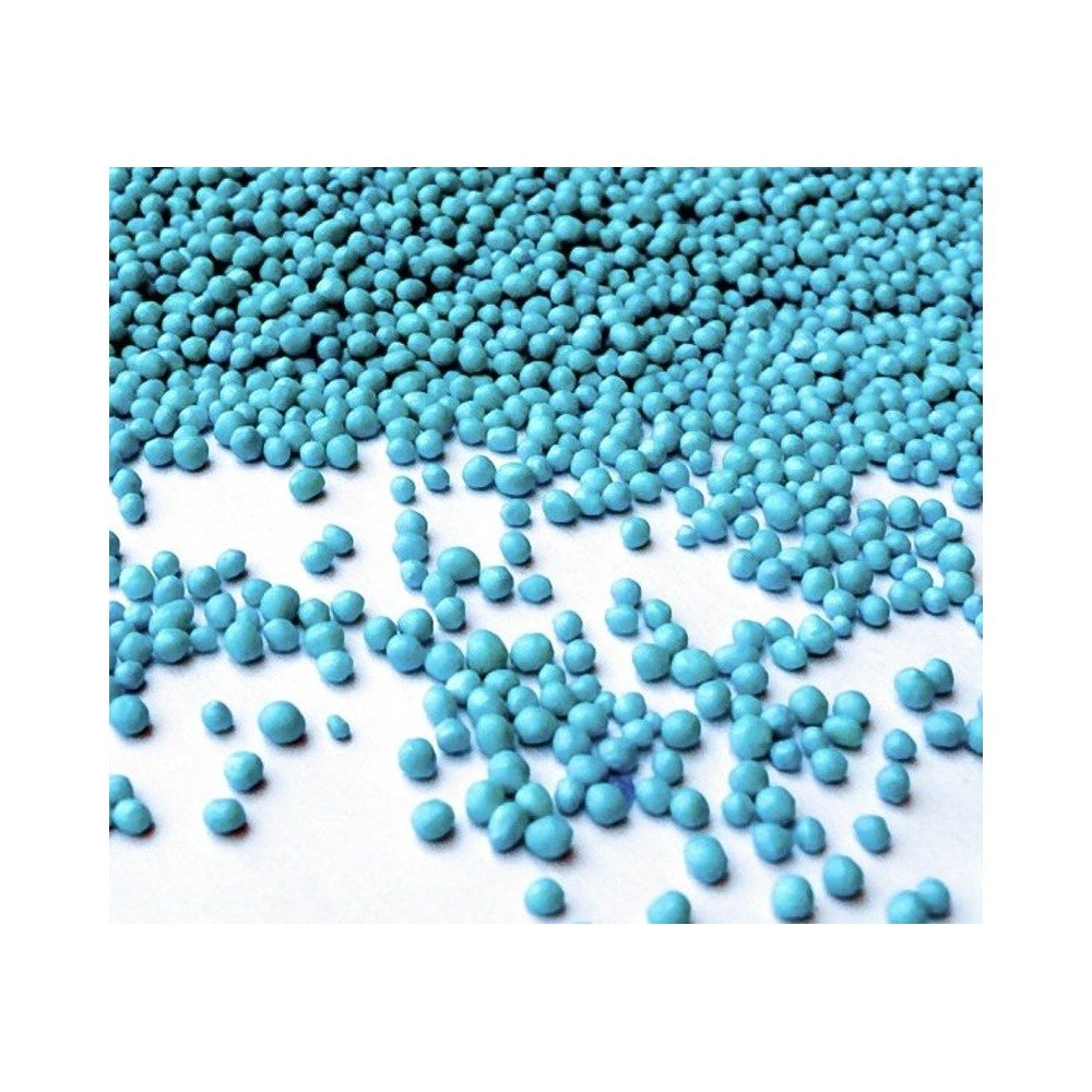 Cukrové perličky máček modrý - 100g