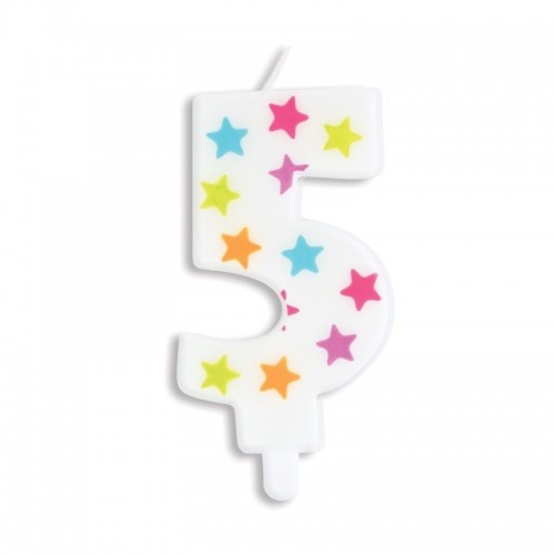 SCRAPCOOKING cake candle - star - no.5