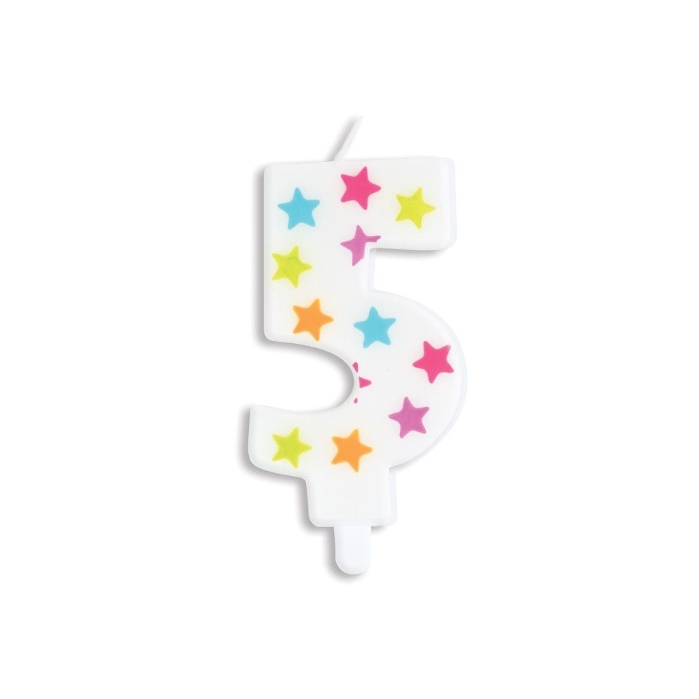 SCRAPCOOKING cake candle - star - no.5