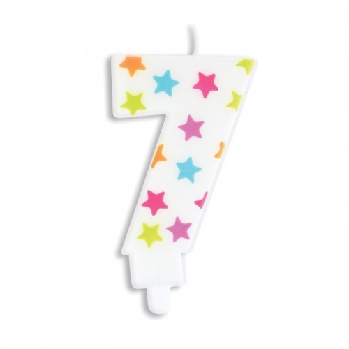 SCRAPCOOKING Cake Candle - Star - No. 7