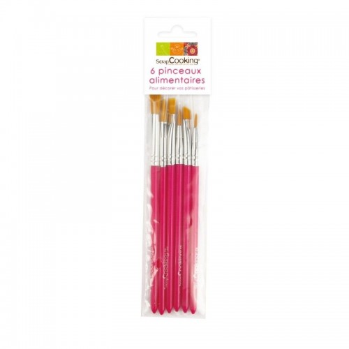 SCRAPCOOKING brush set 6pcs