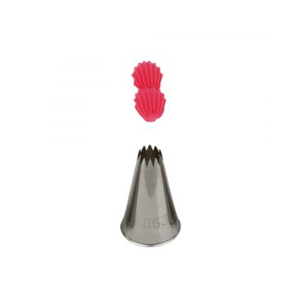 Decorating tracing tip - serrated - no. 4B / 863