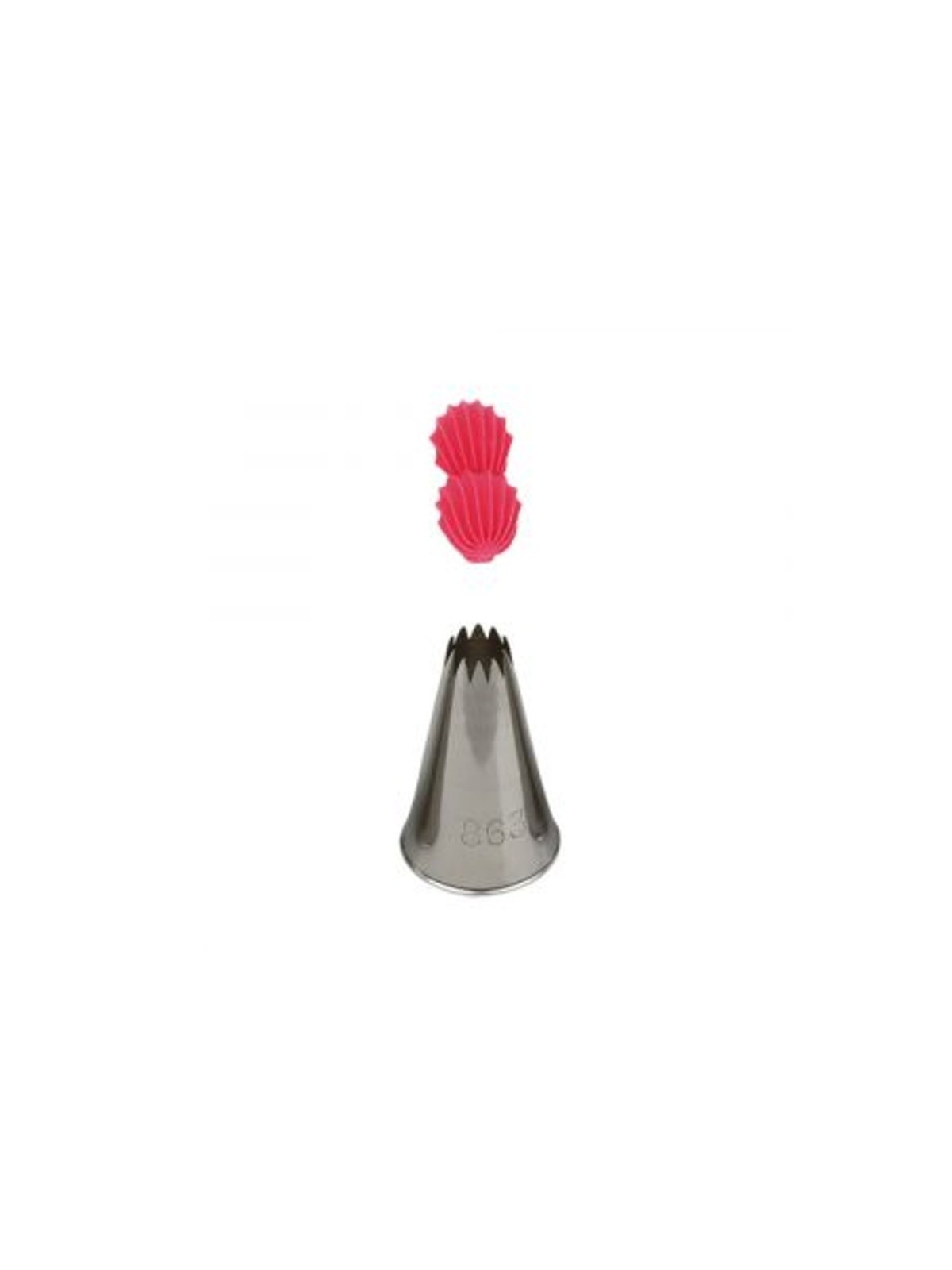 Decorating tracing tip - serrated - no. 4B / 863