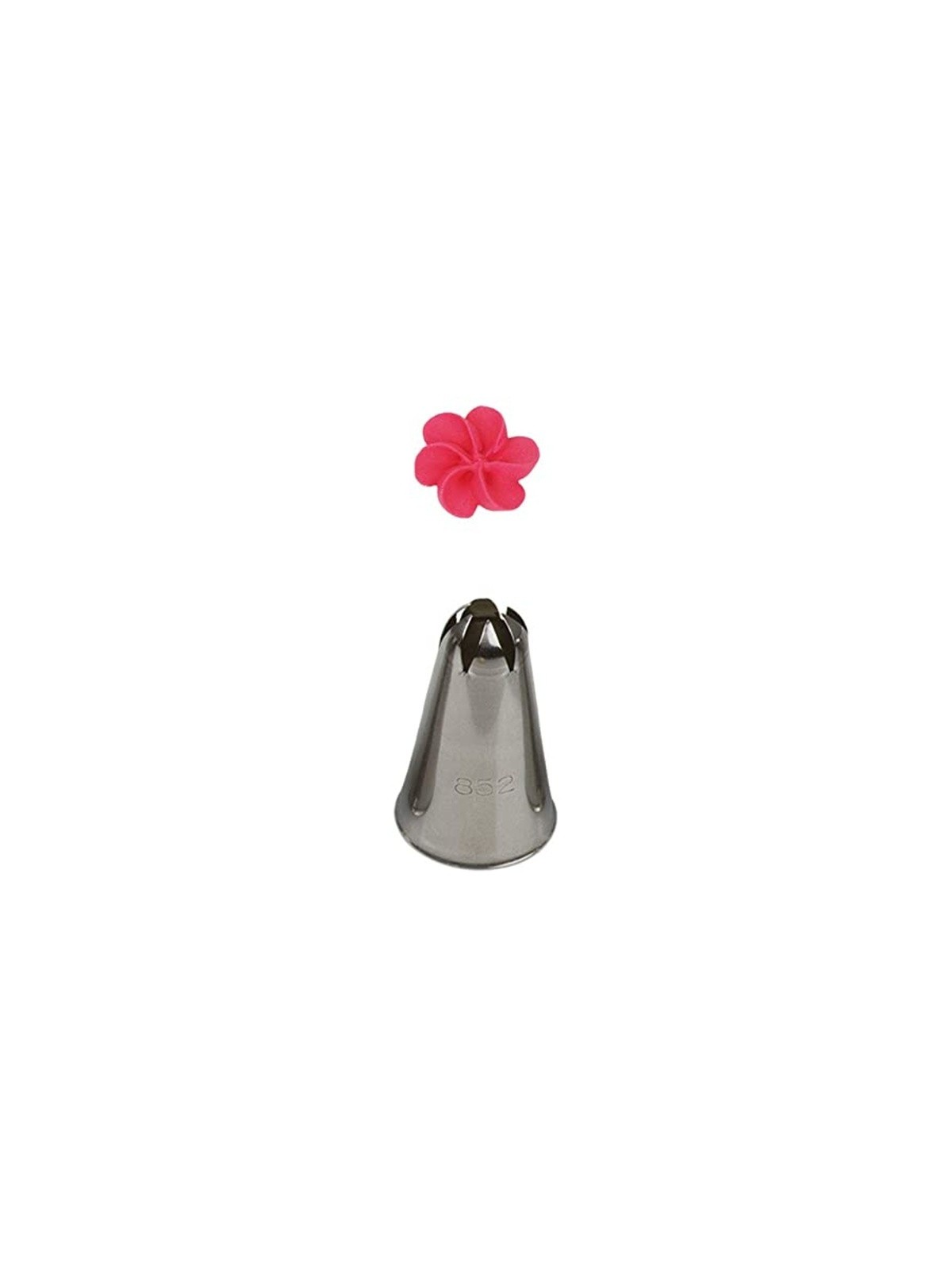 Decora Spritztüllen 2D / 852 Tropfen Blume gekrempelt