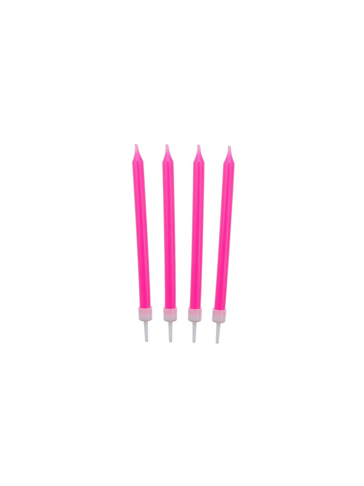Birthday candles - pink 10pcs