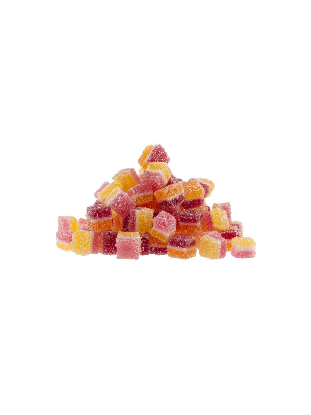 Jelly decor - mini 3-color cubes - 100g
