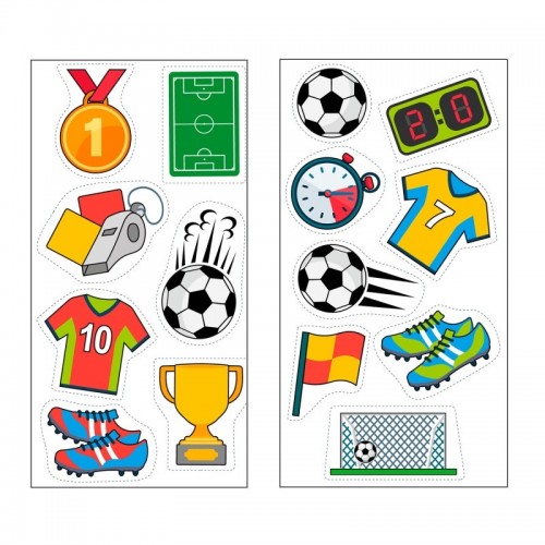 SLEVA: DeKora cukrové pláty - Fotbal  - 15 obrázků