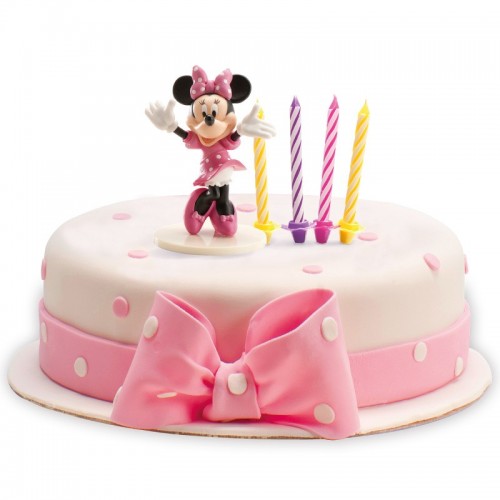 Dekora Decorative Figure - Minnie + 10 candles