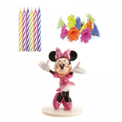 Dekora Decorative Figure - Minnie + 10 candles