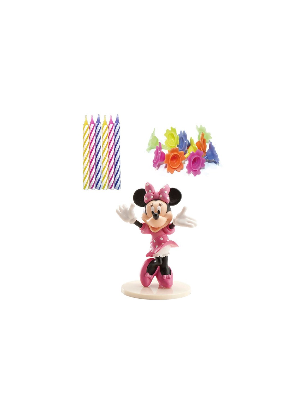 Dekora Decorative Figure - Minnie + 10 candles