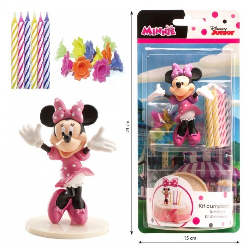 Dekora Decorative Figure - Minnie + 10 candles